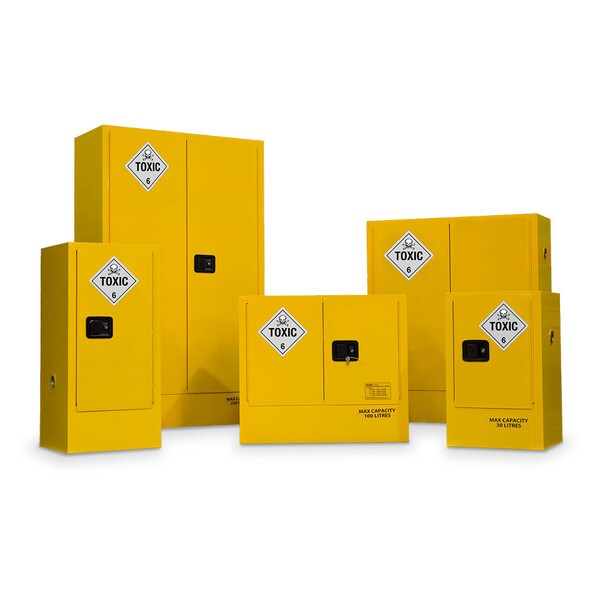 TSC60 | Toxic Storage Cabinet 60L | Toxic substance storage | safety cabinet | safe storage | class 6 | Ecospill Brisbane Sydney Melbourne Perth Adelaide North Queensland | ACT | Australia | best dan